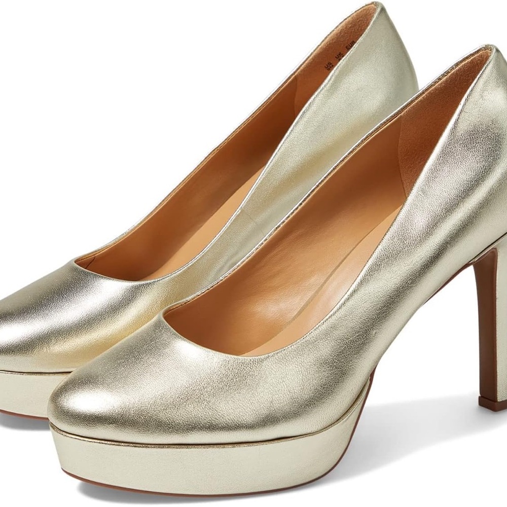 Naturalizer Gold Heels